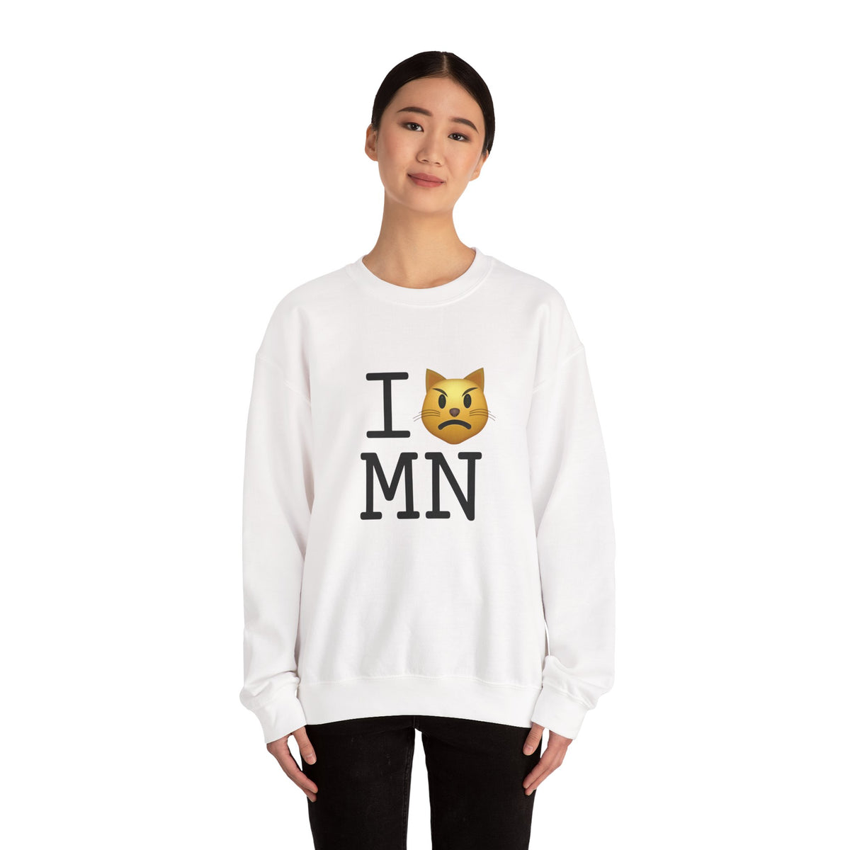 "I'm a Pouting Cat about Minnesota" Sweatshirt