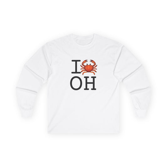 "I Crab Ohio" Long Sleeve Shirt