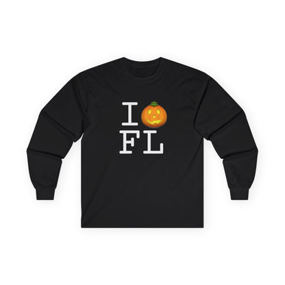 "I Jack-O-Lantern (Pumpkin) Florida" Long Sleeve Shirt