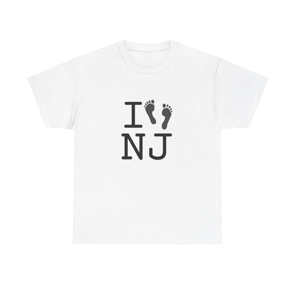 "I leave Footsteps in New Jersey" Tee