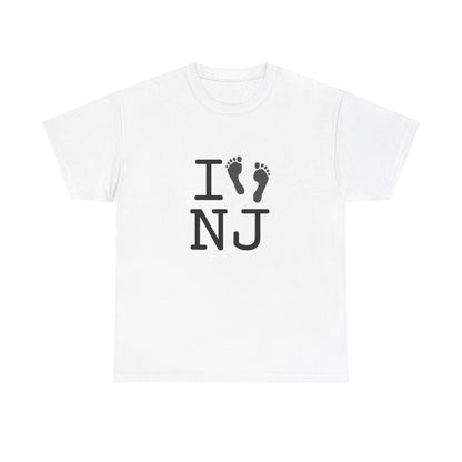"I leave Footsteps in New Jersey" Tee