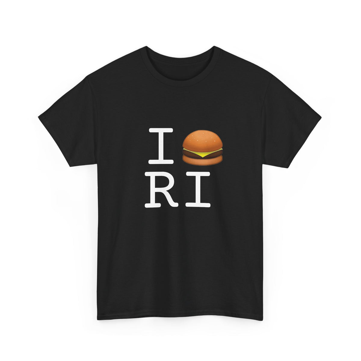 "I Cheeseburger Rhode Island" Tee