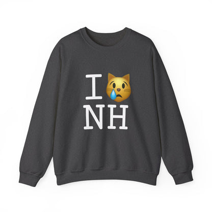 "I'm a Crying Cat about New Hampshire" Sweatshirt