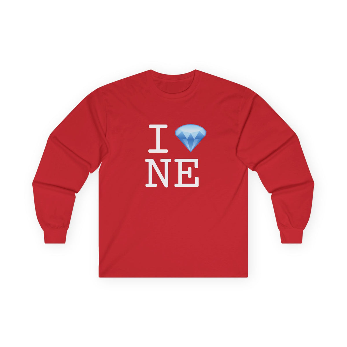 "I Diamond Nebraska" Long Sleeve Shirt