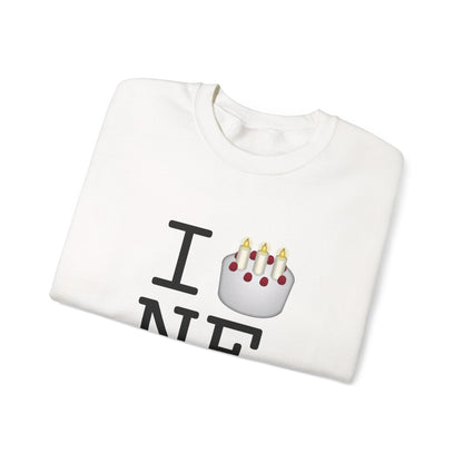 "I Birthday Cake Nebraska" Sweatshirt