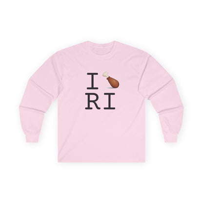 "I Chicken Drumstick Rhode Island" Long Sleeve Shirt