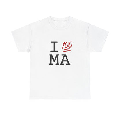"I Keep it 100 in Massachusetts" Tee