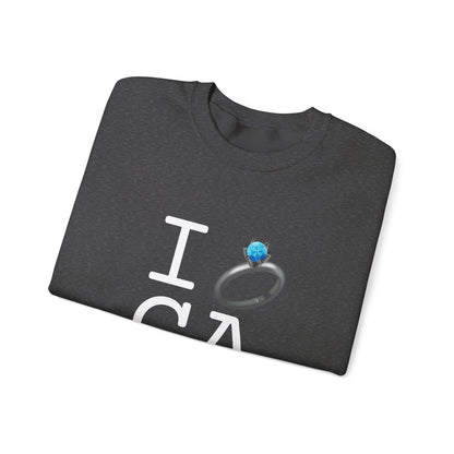 "I'm Married to (Diamond Ring) California" Sweatshirt