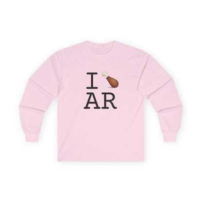 "I Chicken Drumstick Arkansas" Long Sleeve Shirt