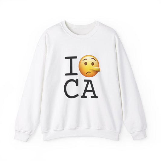 "I Lie about California" Sweatshirt