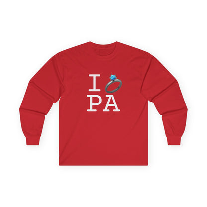 "I'm Married to (Diamond Ring) Pennsylvania" Long Sleeve Shirt