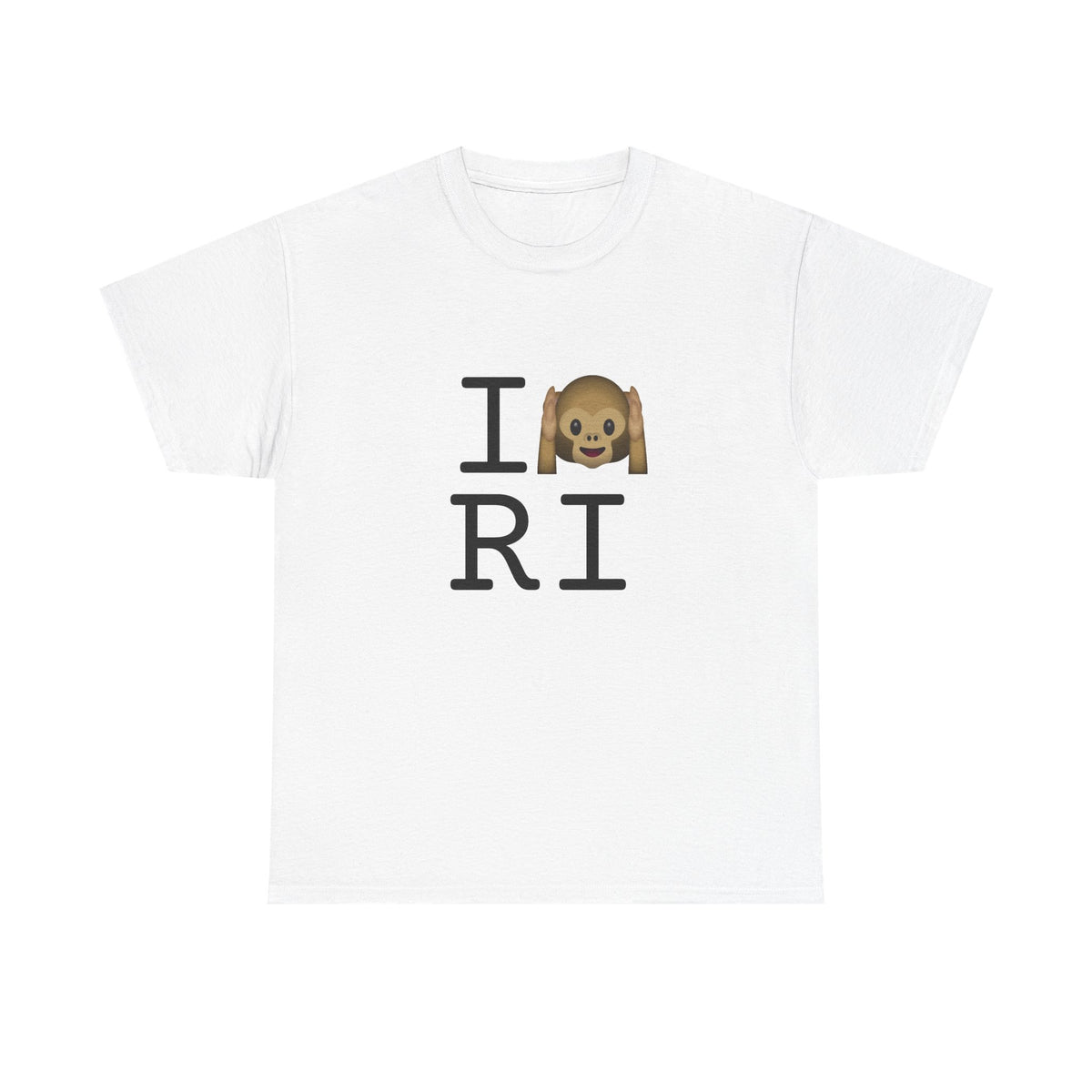"I Don't Hear Rhode Island" Tee