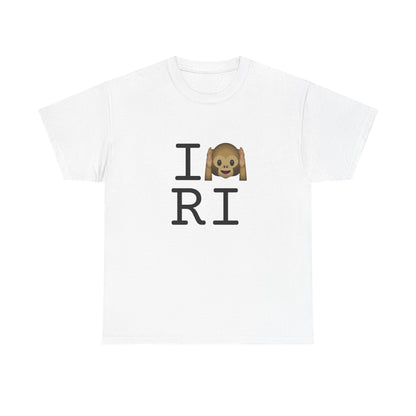 "I Don't Hear Rhode Island" Tee