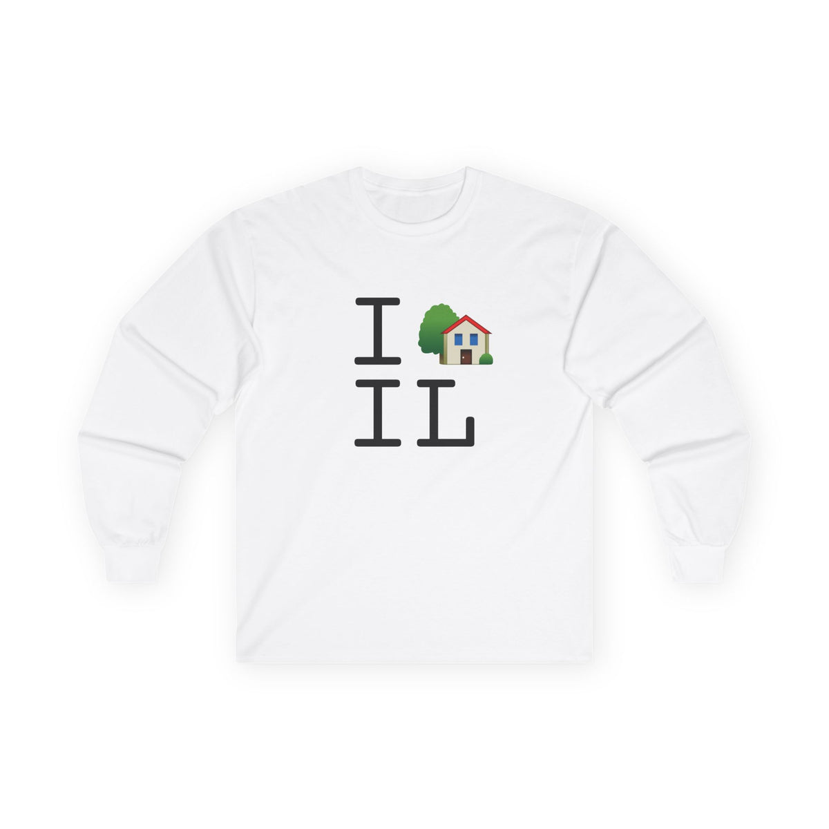 "I'm Home in Illinois" Long Sleeve Shirt