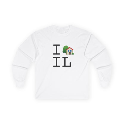 "I'm Home in Illinois" Long Sleeve Shirt