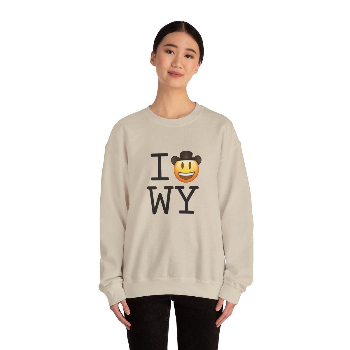 "I'm a Cowboy or Cowgirl in Wyoming" Sweatshirt