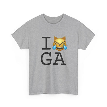 "I'm Laughing like a Cat at Georgia" Tee