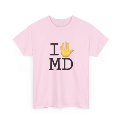 "I Stop (Raised Hand) Maryland" Tee