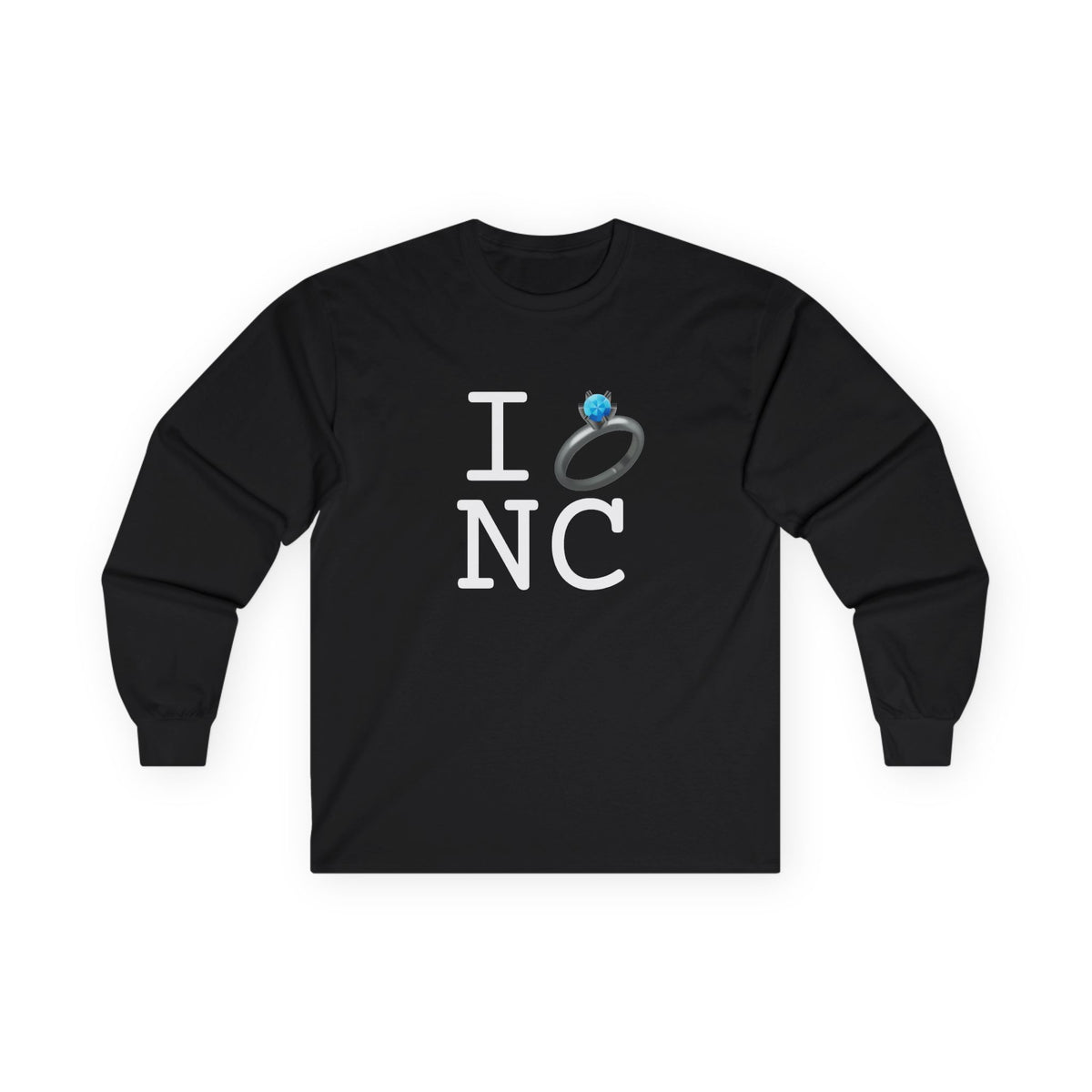 "I'm Married to (Diamond Ring) North Carolina" Long Sleeve Shirt