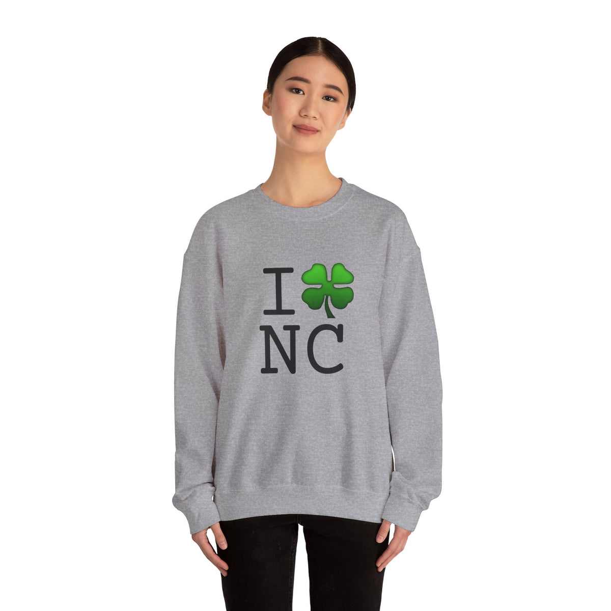 "I'm Lucky (Clover) in North Carolina" Sweatshirt