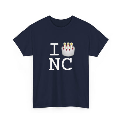 "I Birthday Cake North Carolina" Tee