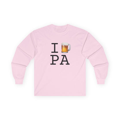 "I Beer Pennsylvania" Long Sleeve Shirt