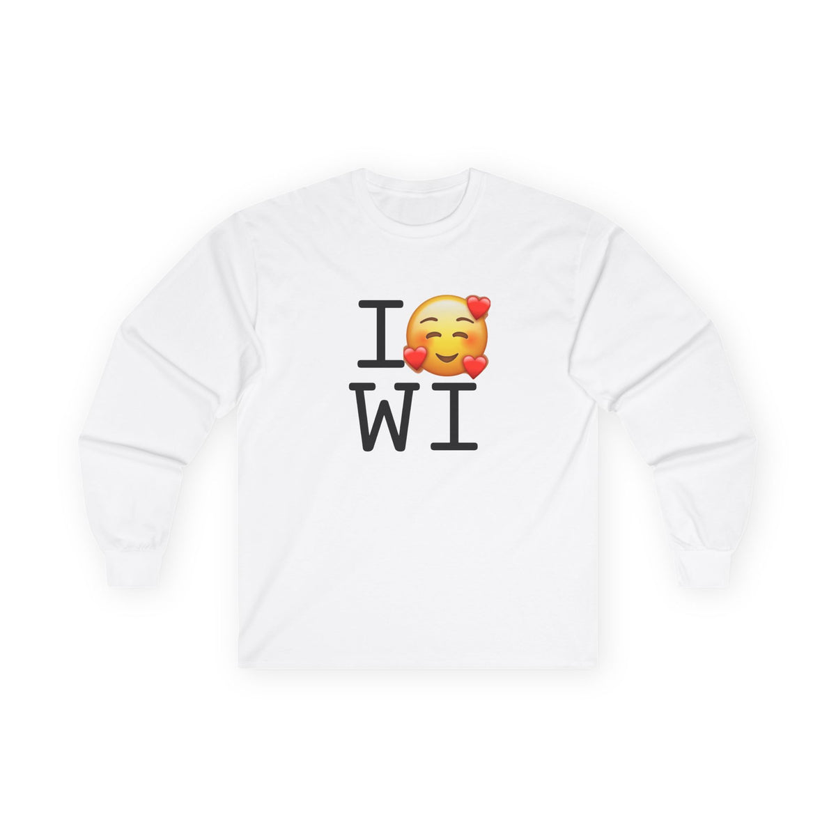 "I Adore Wisconsin" Long Sleeve Shirt