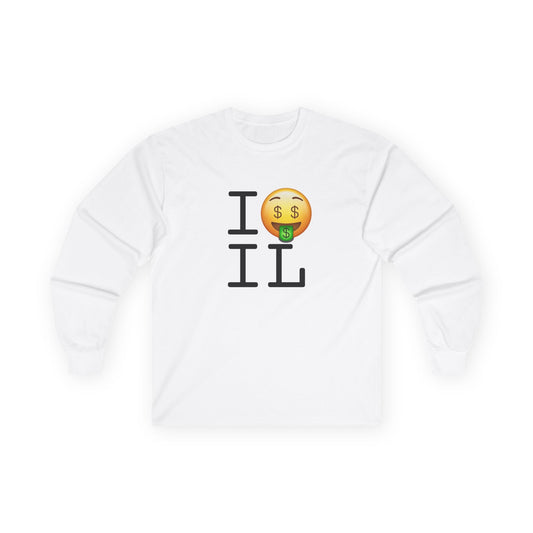 "I Get Rich in Illinois" Long Sleeve Shirt