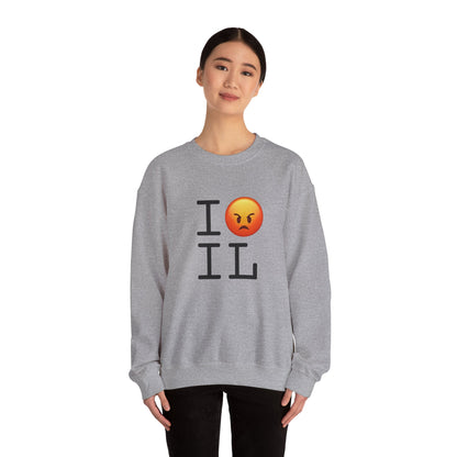 "I'm Angry about Illinois" Sweatshirt