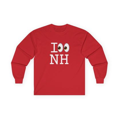 "I Look at New Hampshire" Long Sleeve Shirt