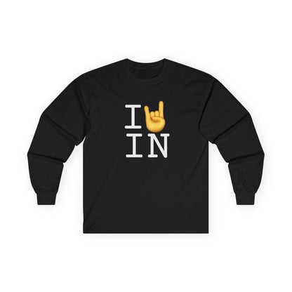 "I Rock On with Indiana" Long Sleeve Shirt