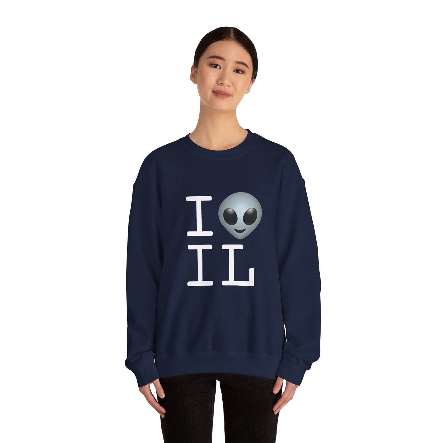 "I Feel Alien in Illinois" Sweatshirt