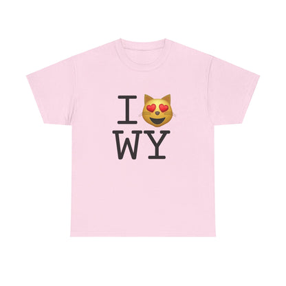 "I'm a Cat that Loves Wyoming" Tee