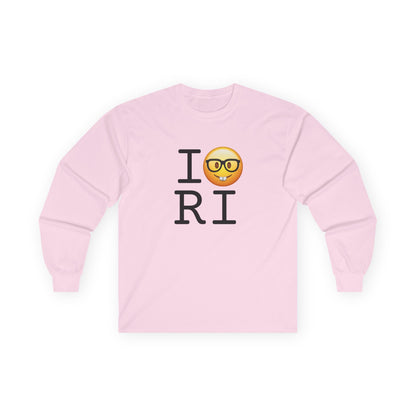 "I'm a Nerd about Rhode Island" Long Sleeve Shirt