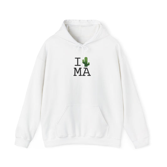 "I Cactus Massachusetts" Hoodie