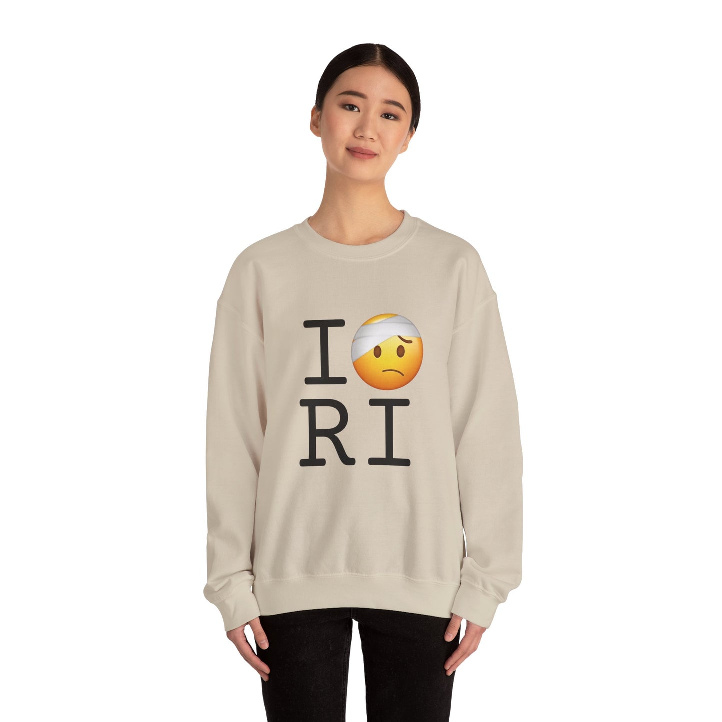 "I'm Hurt in Rhode Island" Sweatshirt