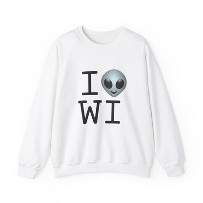 "I Feel Alien in Wisconsin" Sweatshirt