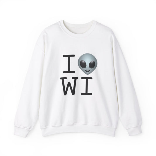 "I Feel Alien in Wisconsin" Sweatshirt