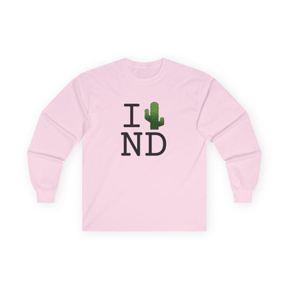 "I Cactus North Dakota" Long Sleeve Shirt