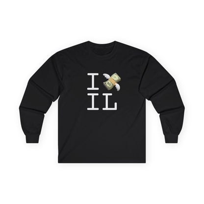 "I Lose Money in Illinois" Long Sleeve Shirt