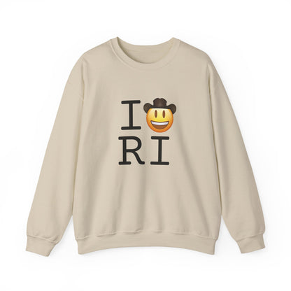 "I'm a Cowboy or Cowgirl in Rhode Island" Sweatshirt