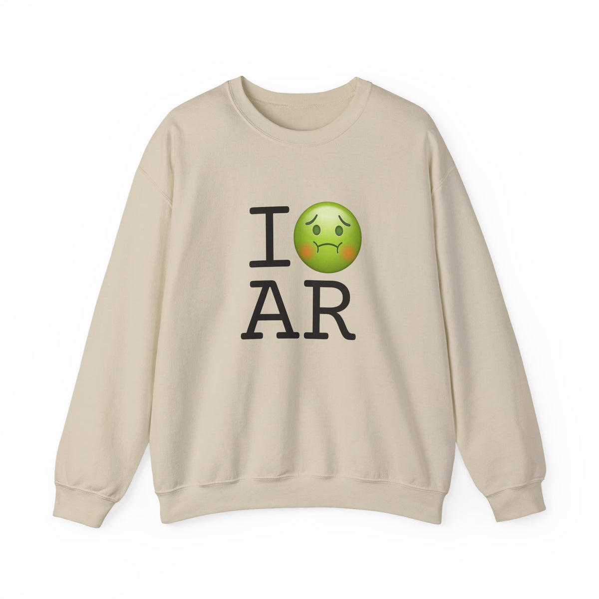"I'm Nauseous about Arkansas" Sweatshirt