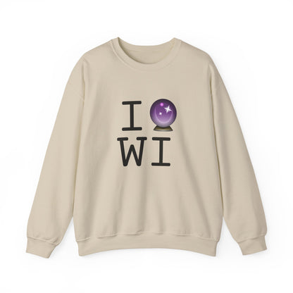 "I Predict the Future (Crystal Ball) of Wisconsin" Sweatshirt