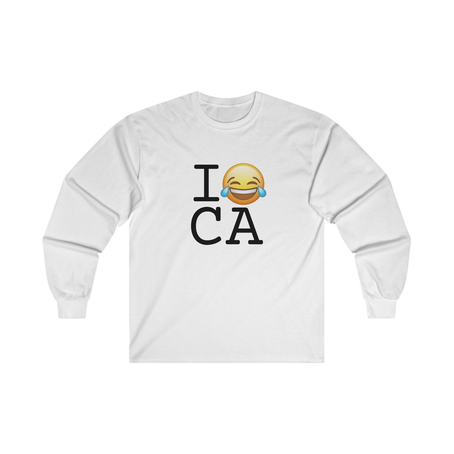 "I'm Laughing at California" Long Sleeve Shirt