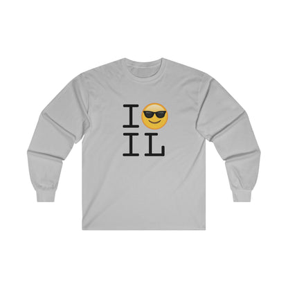 "I'm Cool with Illinois" Long Sleeve Shirt