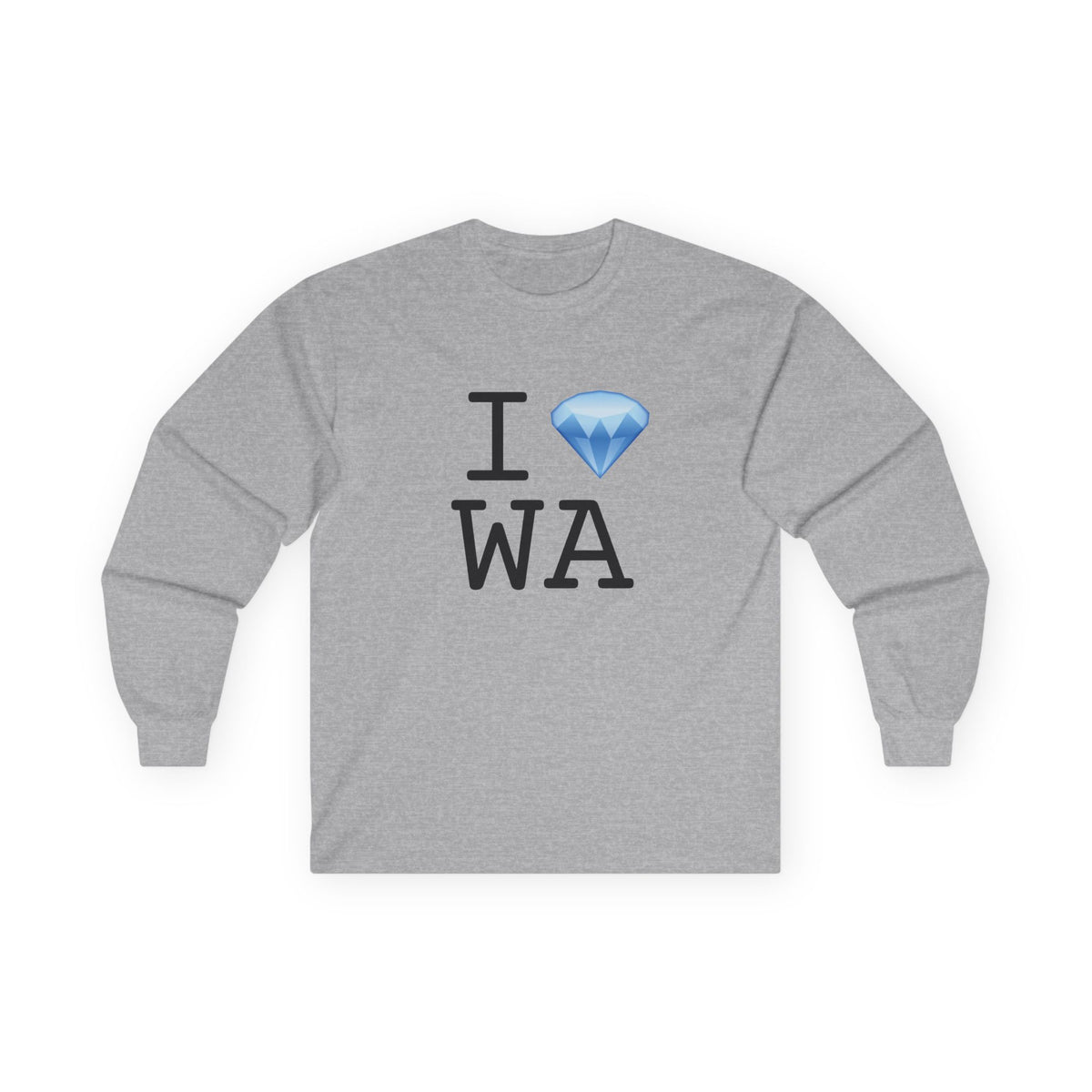 "I Diamond Washington" Long Sleeve Shirt