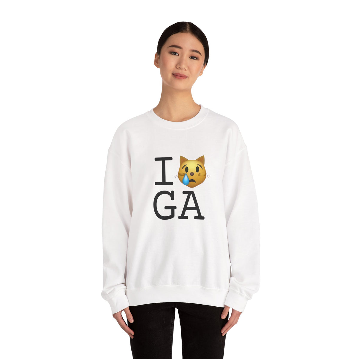 "I'm a Crying Cat about Georgia" Sweatshirt
