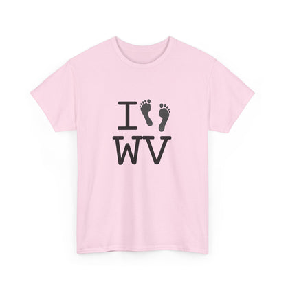 "I leave Footsteps in West Virginia" Tee