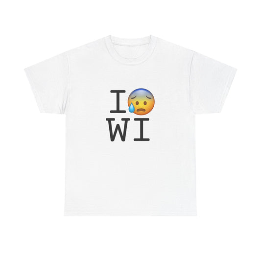 "I'm Anxiously Sweating in Wisconsin" Tee