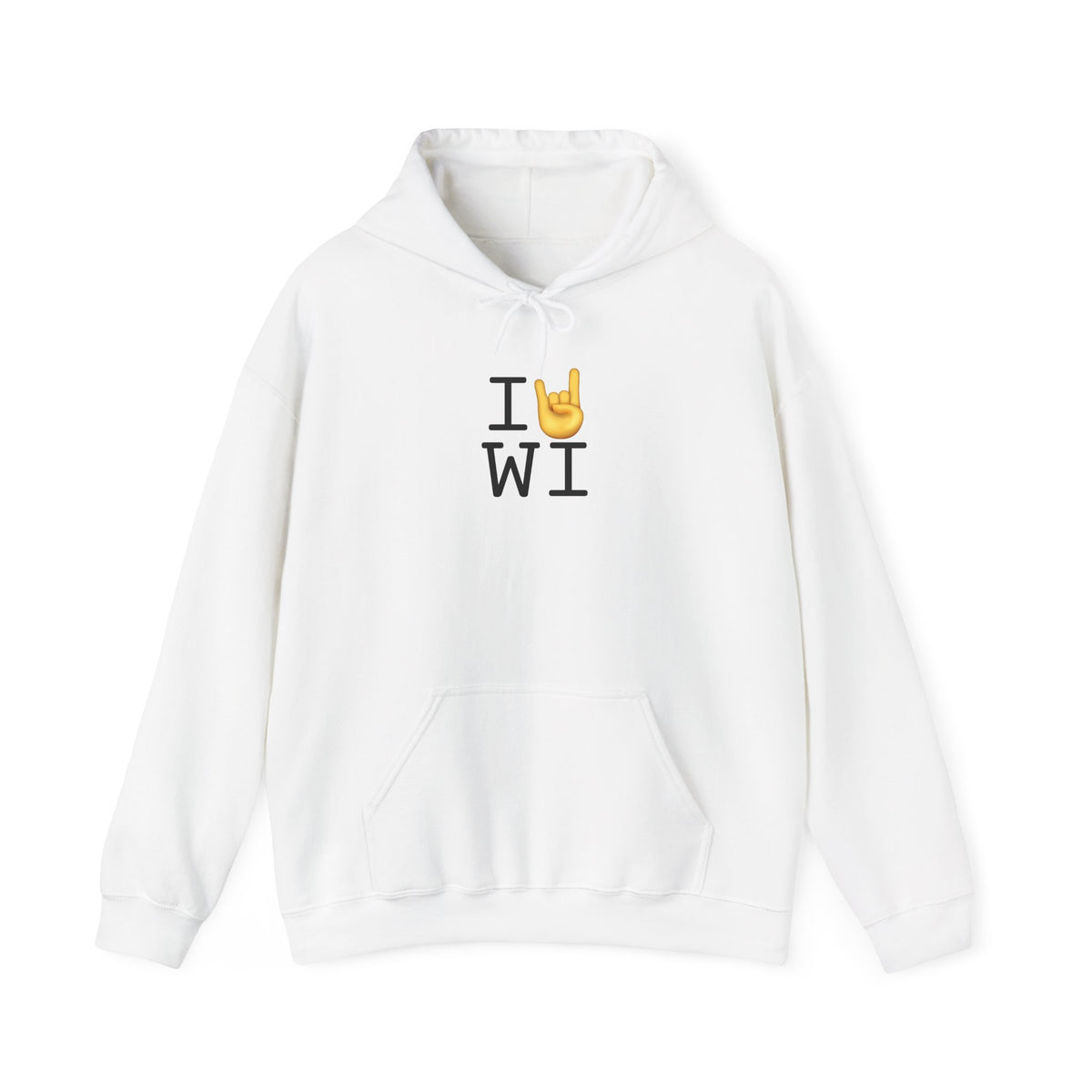 "I Rock On with Wisconsin" Hoodie